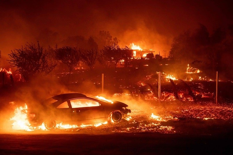 Three Wiped out in Northern California Wildfire Thousands Flee