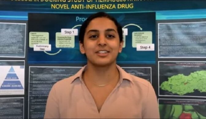 This 14-year-old girl won a $25K prize for any discovery that can lead to relief from Covid-19