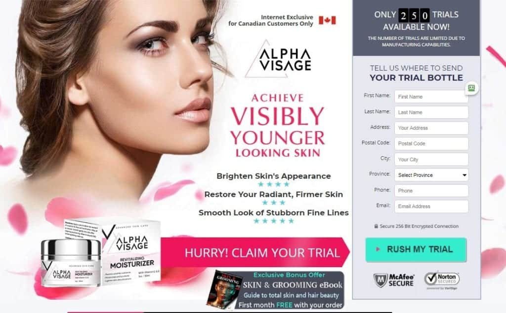 Alpha Visage {Canada} – Natural Revitalizing Moisturizer Skin Care !