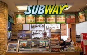 subway menu and prices