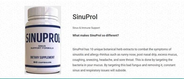 sinuprol reviews