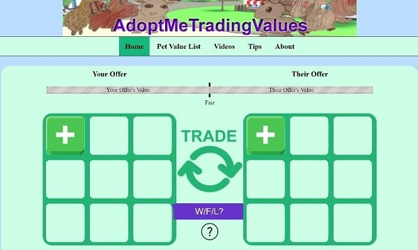 adoptmetradingvalues. com Roblox Adopt Me Trading Values