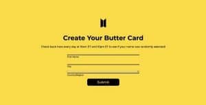 create your butter card