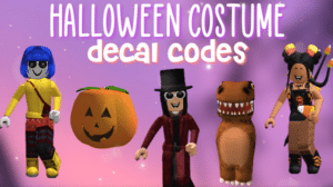 bloxburg halloween costume codes