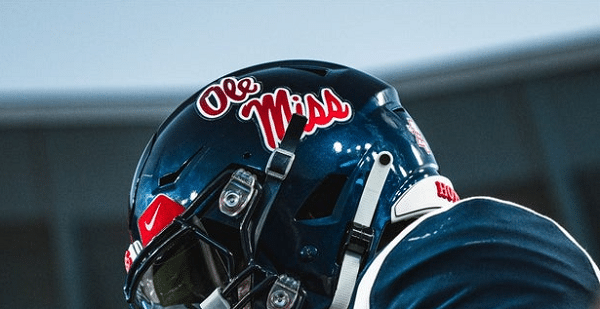 Navy and white is the Rebels will wear Saturday