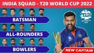Team Squad For T20 World Cup 2022