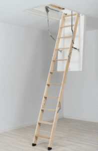 wooden loft ladder