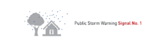 Public Storm Warning Sign #1