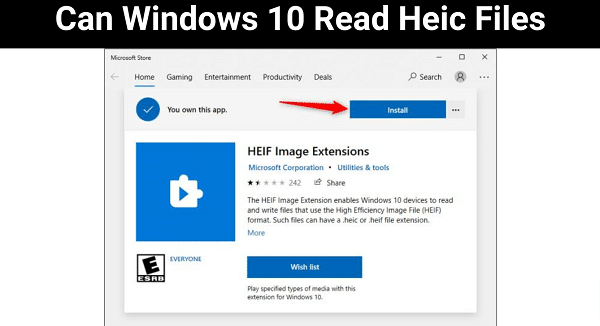 Can Windows 10 Read Heic Files {2023}: Read Hear-