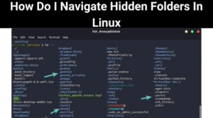 How Do I Navigate Hidden Folders In Linux