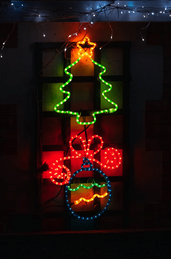 Christmas Neon Signs and a Neon Santa Transform Your Decor