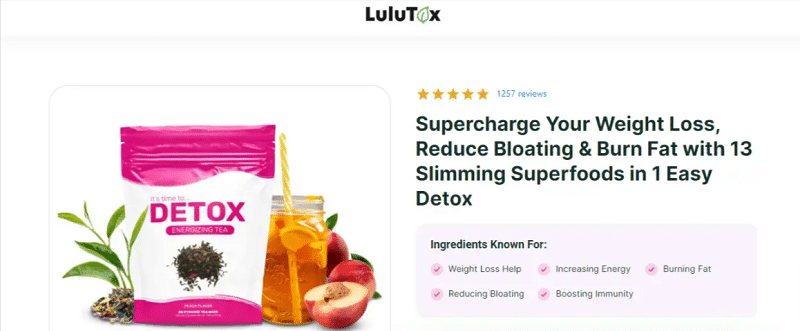 Lulutox Detox Tea Review