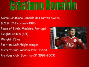 performances, Ronaldo